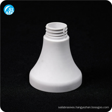 white high hardness 95 alumina ceramic lamp holder for exporting